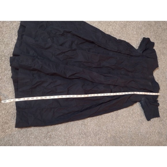 Beira Women's Oversized Dress 0 Black S/S Lagenlook Minimalist Pleated D - Picture 9 of 9